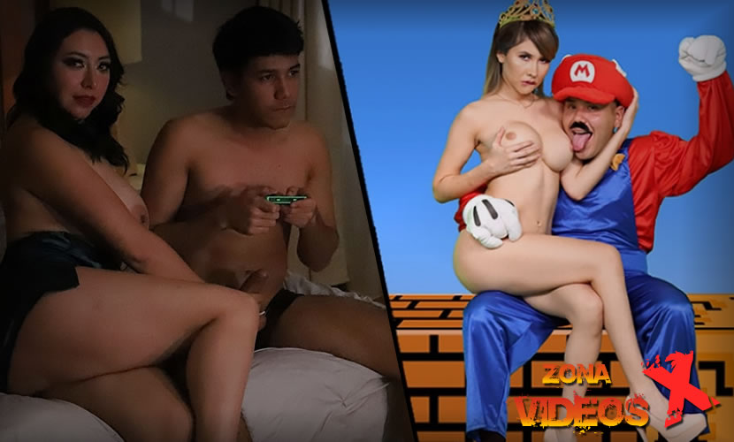 Mario El Super Sexmex Porn - SexMex - Esmeralda Duarte & Kari Cachonda Super Mario Porno | Zona Videos X